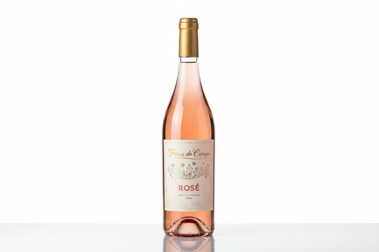 faca um vinho Flores do Campo Rosé 750ml